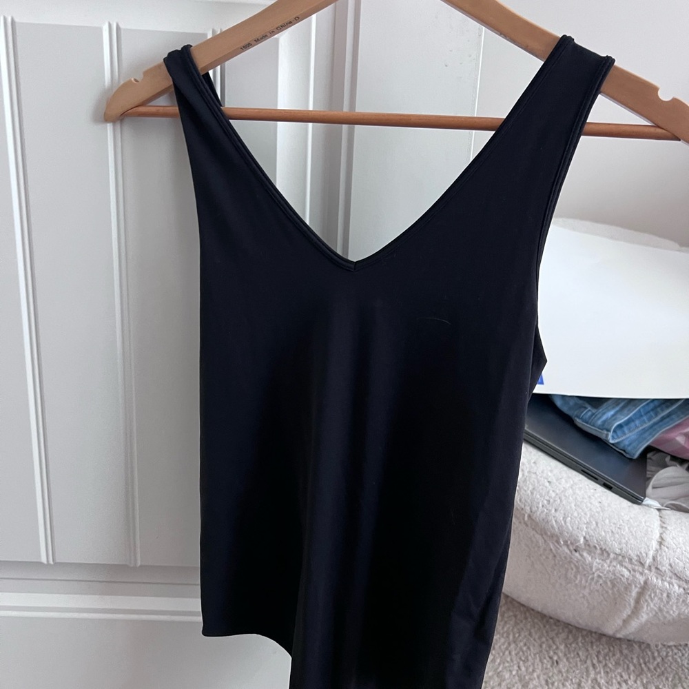 Black Sleeveless Bodysuit